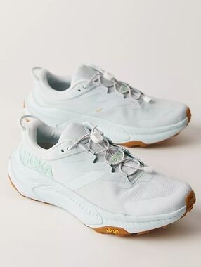 HOKA Transport Sneakers Pale Mint and Gum Shoes